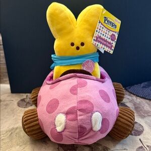 Peeps Animated Plush Bunny in an Egg Car.